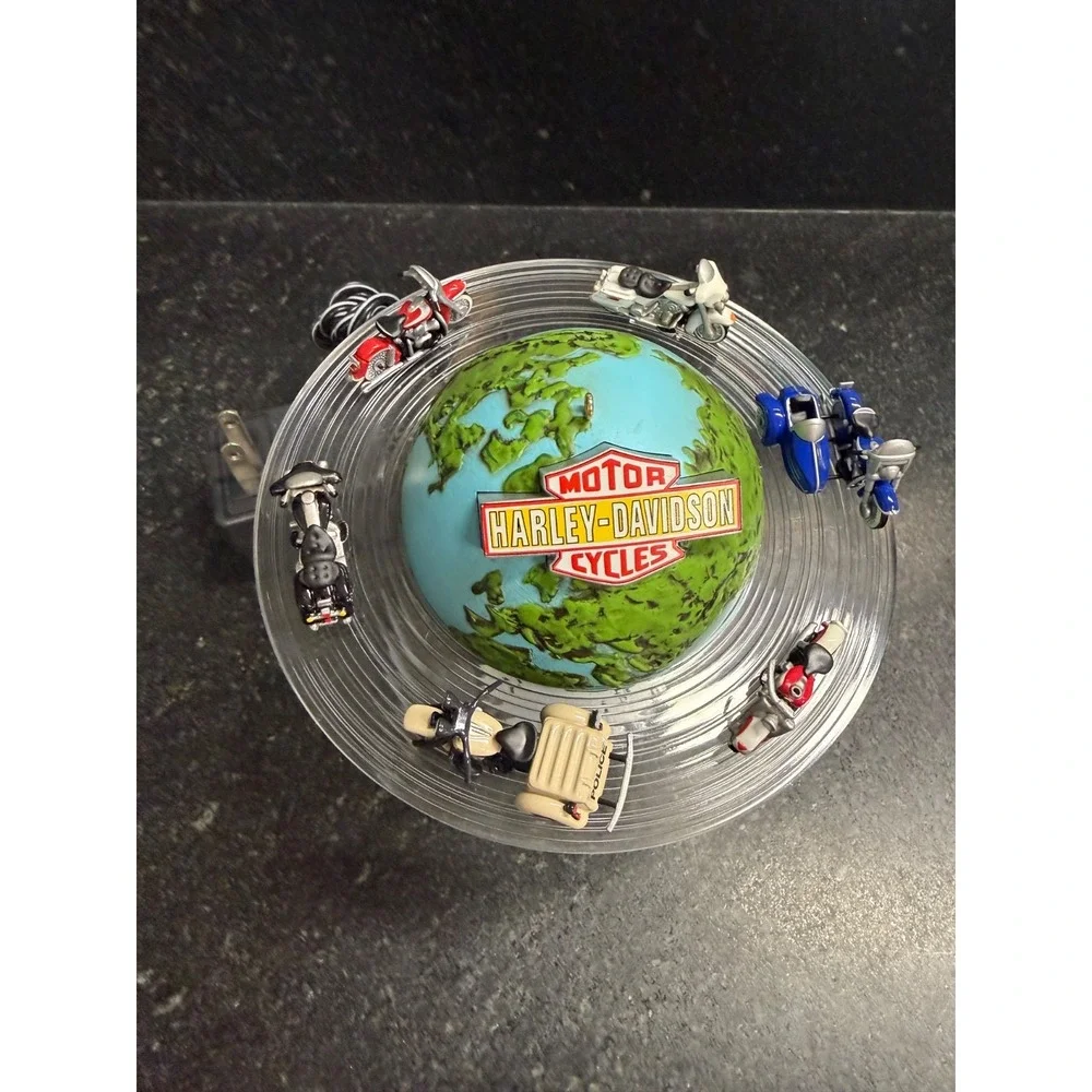 2003 Hallmark Keepsake Harley Davidson Around the World 100 Years Sound Movement